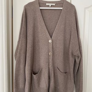 Naked Cashmere Oversized Boyfriend Cashmere Cardigan OS